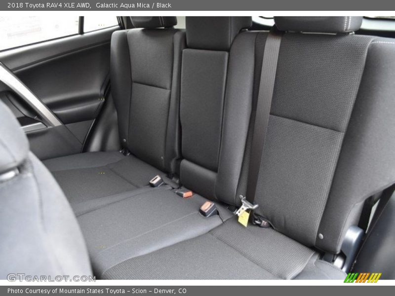 Galactic Aqua Mica / Black 2018 Toyota RAV4 XLE AWD