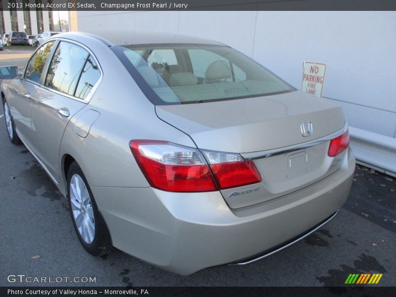 Champagne Frost Pearl / Ivory 2013 Honda Accord EX Sedan