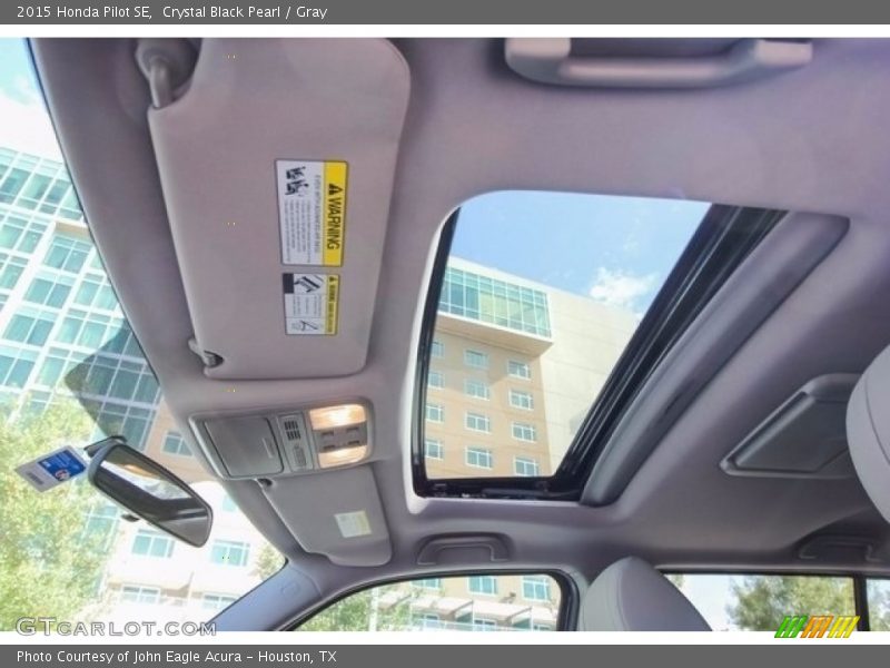 Crystal Black Pearl / Gray 2015 Honda Pilot SE