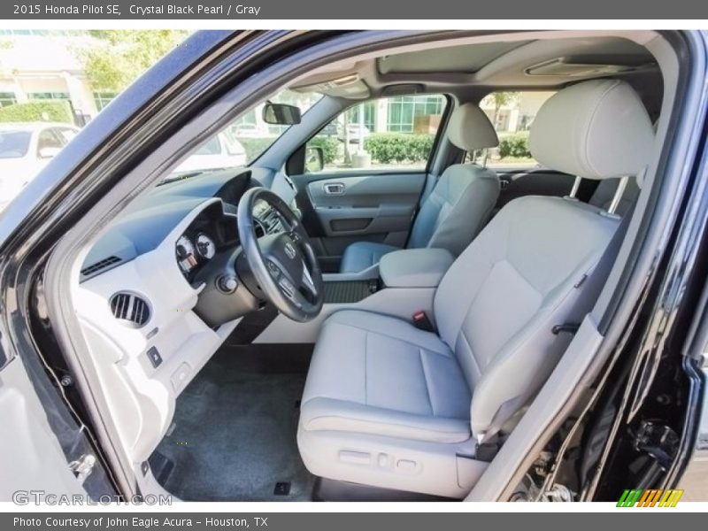 Crystal Black Pearl / Gray 2015 Honda Pilot SE
