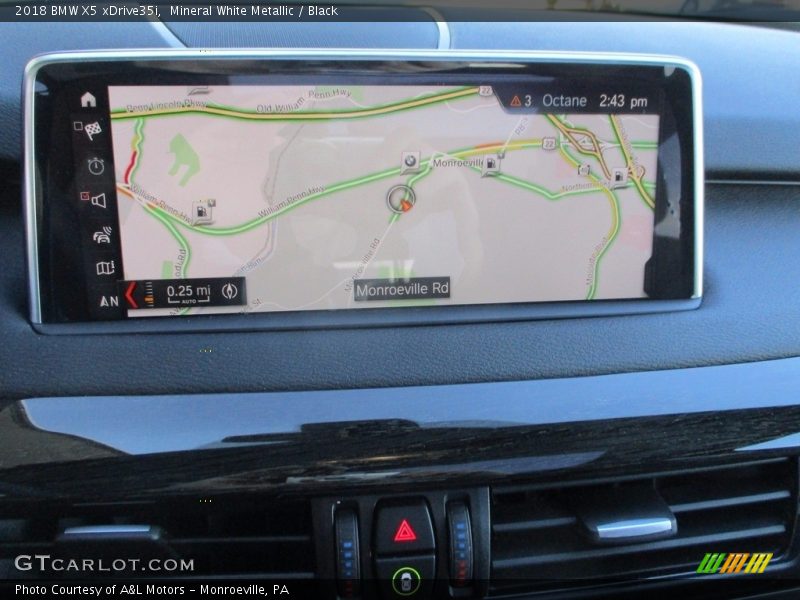Mineral White Metallic / Black 2018 BMW X5 xDrive35i
