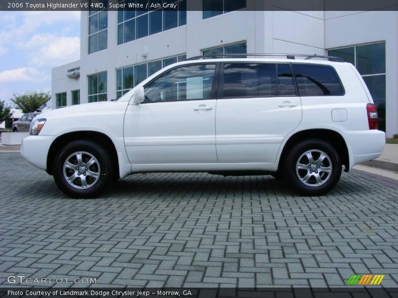 Super White / Ash Gray 2006 Toyota Highlander V6 4WD