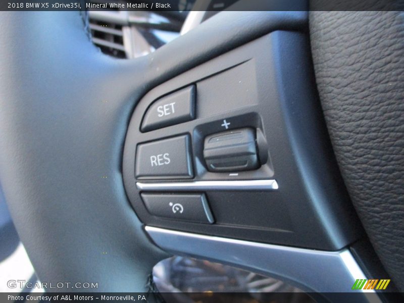 Mineral White Metallic / Black 2018 BMW X5 xDrive35i