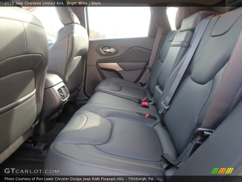 Bright White / Black 2018 Jeep Cherokee Limited 4x4