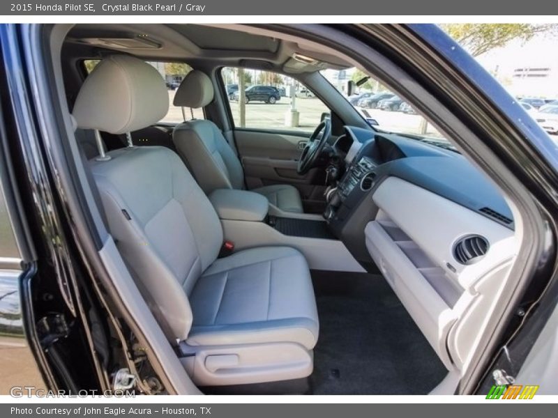 Crystal Black Pearl / Gray 2015 Honda Pilot SE