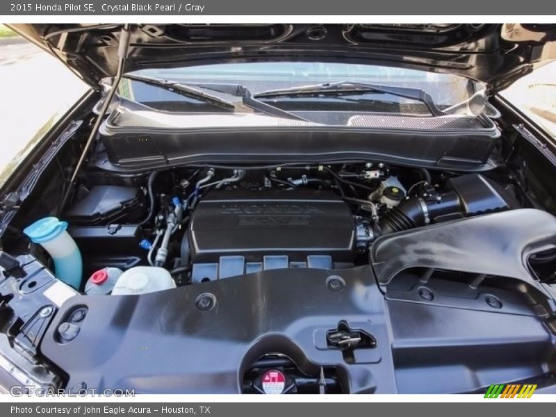 Crystal Black Pearl / Gray 2015 Honda Pilot SE