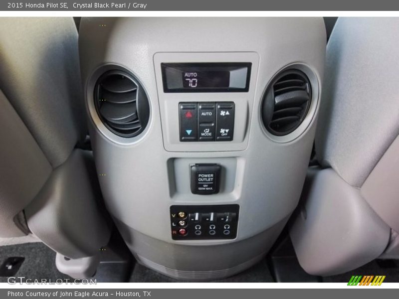 Crystal Black Pearl / Gray 2015 Honda Pilot SE