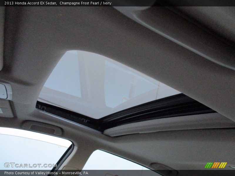 Champagne Frost Pearl / Ivory 2013 Honda Accord EX Sedan