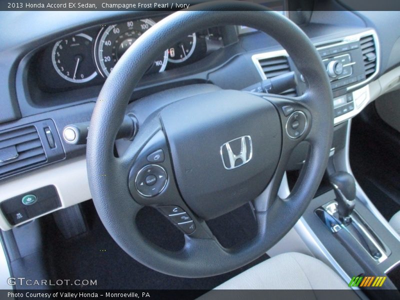 Champagne Frost Pearl / Ivory 2013 Honda Accord EX Sedan