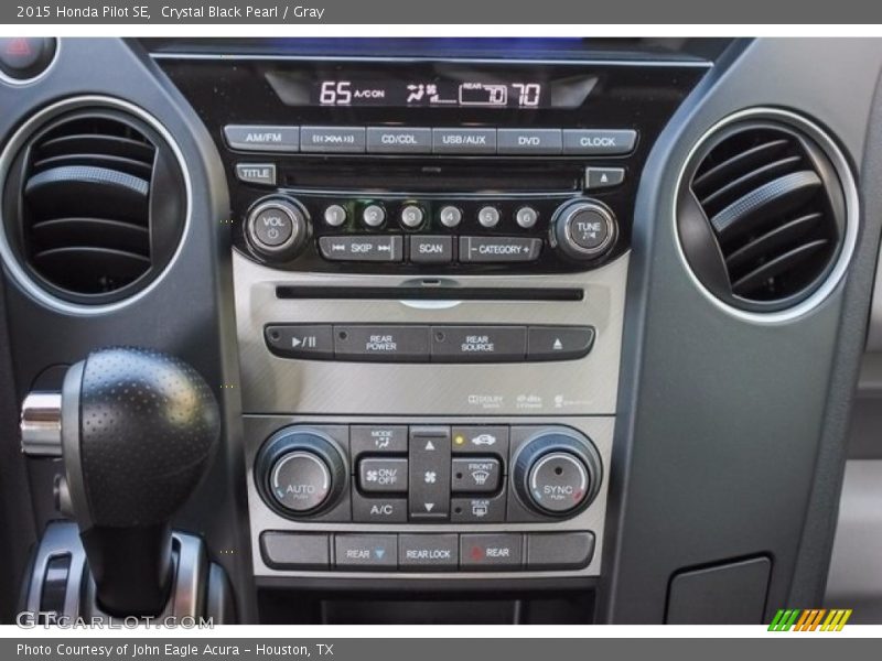 Crystal Black Pearl / Gray 2015 Honda Pilot SE