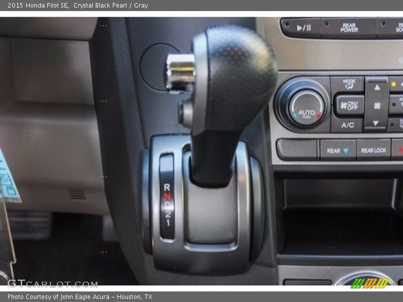 Crystal Black Pearl / Gray 2015 Honda Pilot SE