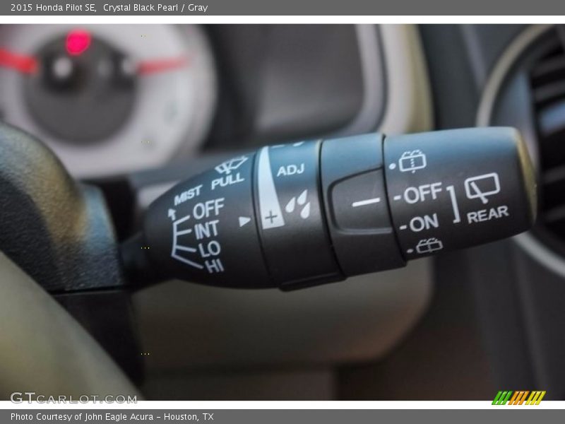Crystal Black Pearl / Gray 2015 Honda Pilot SE