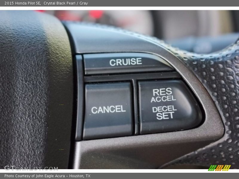 Crystal Black Pearl / Gray 2015 Honda Pilot SE
