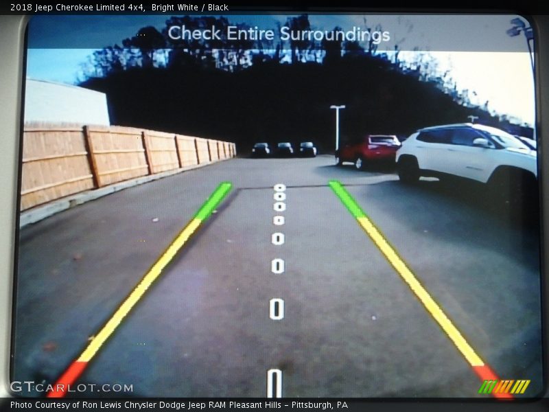 Bright White / Black 2018 Jeep Cherokee Limited 4x4
