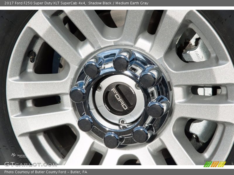 Shadow Black / Medium Earth Gray 2017 Ford F250 Super Duty XLT SuperCab 4x4