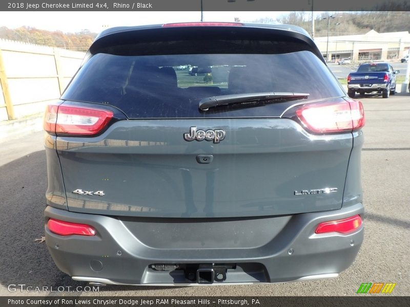 Rhino / Black 2018 Jeep Cherokee Limited 4x4