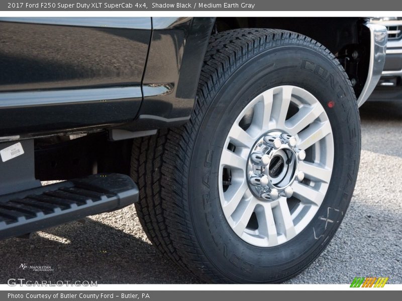 Shadow Black / Medium Earth Gray 2017 Ford F250 Super Duty XLT SuperCab 4x4