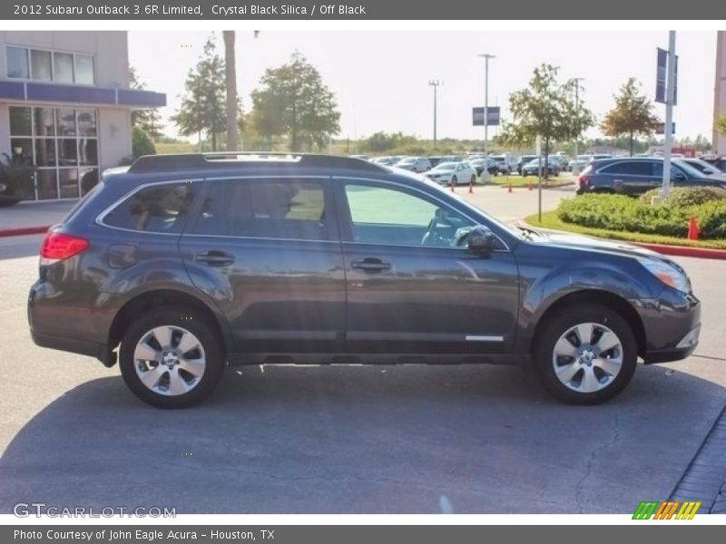 Crystal Black Silica / Off Black 2012 Subaru Outback 3.6R Limited