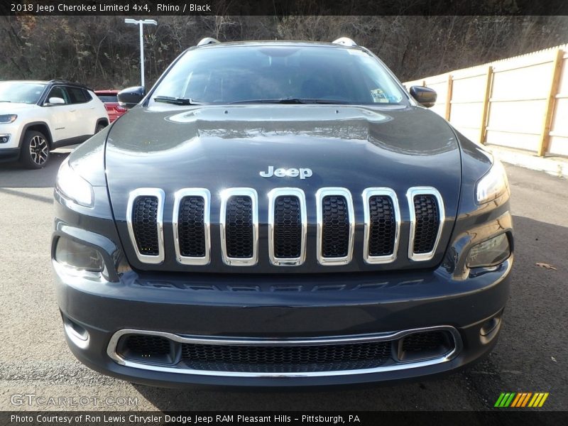 Rhino / Black 2018 Jeep Cherokee Limited 4x4