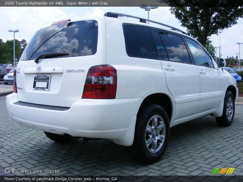 Super White / Ash Gray 2006 Toyota Highlander V6 4WD