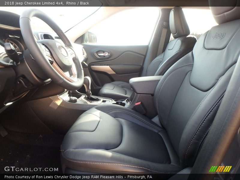 Rhino / Black 2018 Jeep Cherokee Limited 4x4