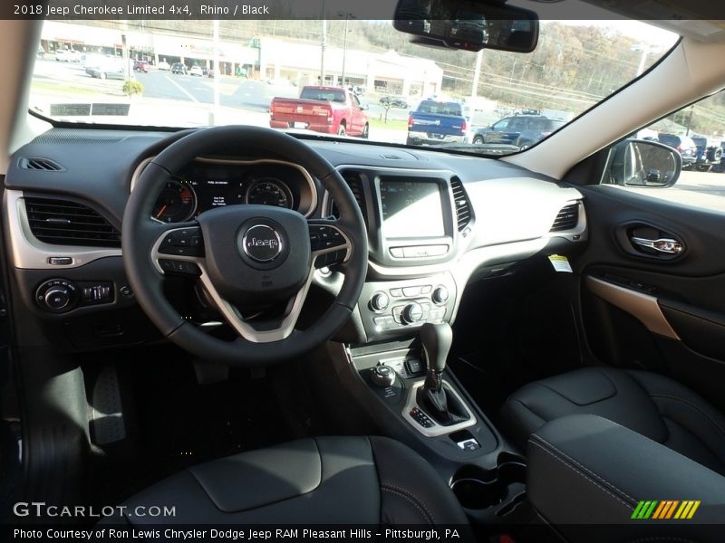 Rhino / Black 2018 Jeep Cherokee Limited 4x4
