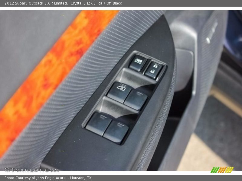 Crystal Black Silica / Off Black 2012 Subaru Outback 3.6R Limited