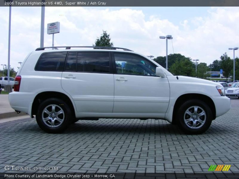 Super White / Ash Gray 2006 Toyota Highlander V6 4WD