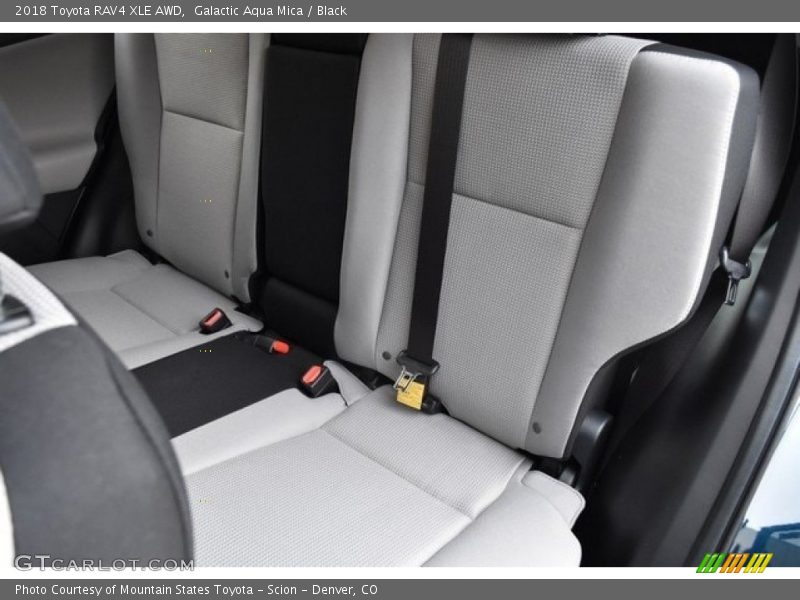 Galactic Aqua Mica / Black 2018 Toyota RAV4 XLE AWD