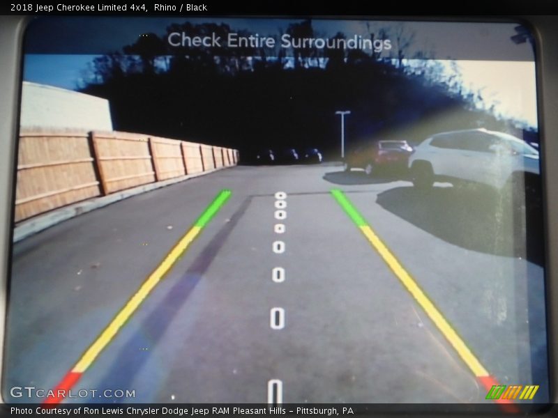 Rhino / Black 2018 Jeep Cherokee Limited 4x4