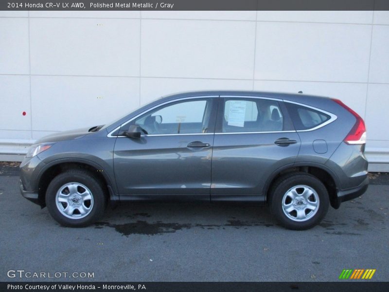 Polished Metal Metallic / Gray 2014 Honda CR-V LX AWD