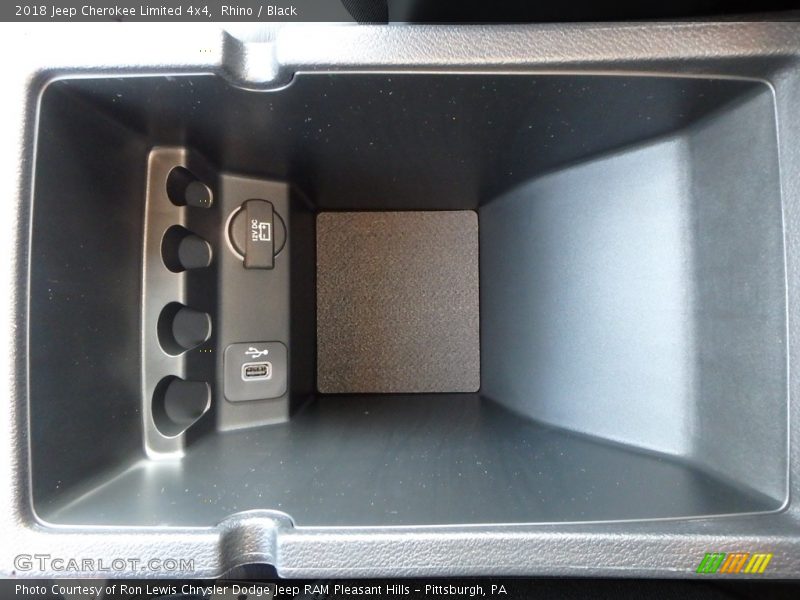 Rhino / Black 2018 Jeep Cherokee Limited 4x4