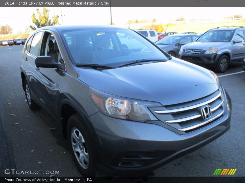 Polished Metal Metallic / Gray 2014 Honda CR-V LX AWD