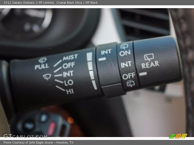 Crystal Black Silica / Off Black 2012 Subaru Outback 3.6R Limited