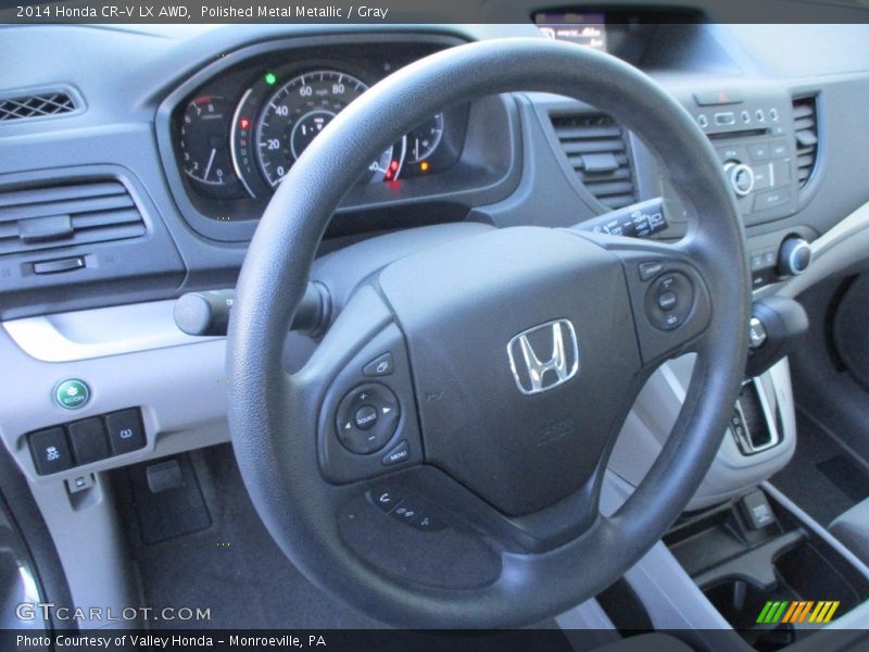 Polished Metal Metallic / Gray 2014 Honda CR-V LX AWD