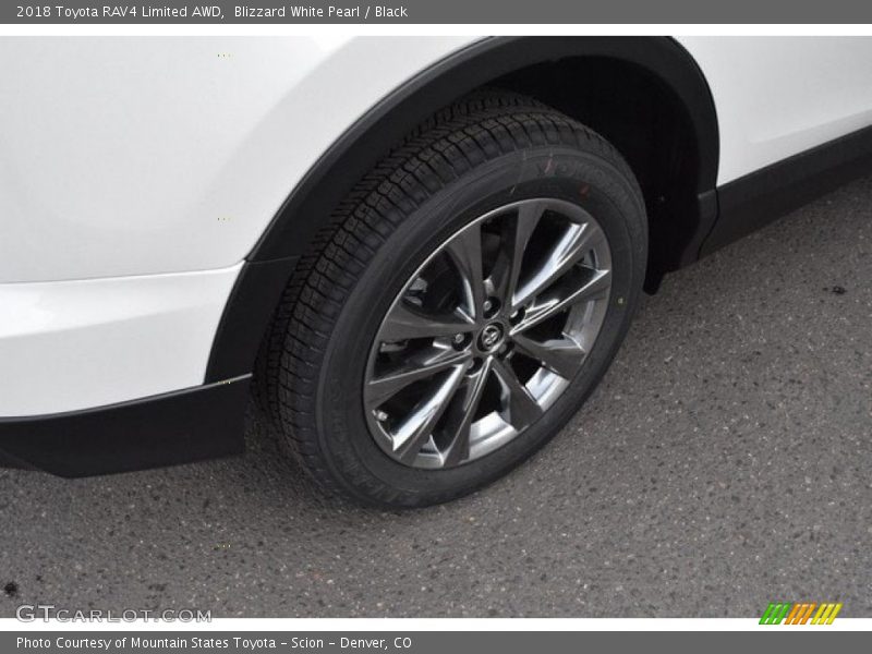 Blizzard White Pearl / Black 2018 Toyota RAV4 Limited AWD