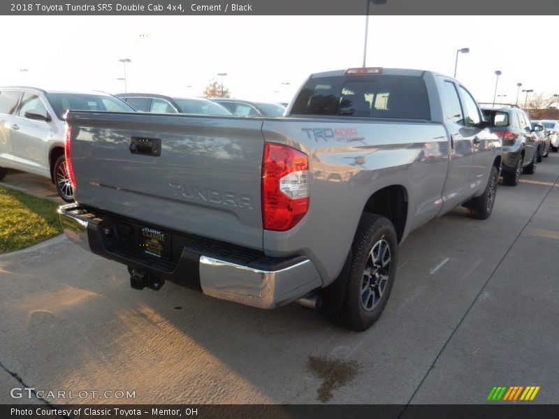 Cement / Black 2018 Toyota Tundra SR5 Double Cab 4x4