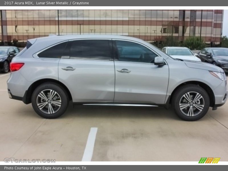 Lunar Silver Metallic / Graystone 2017 Acura MDX