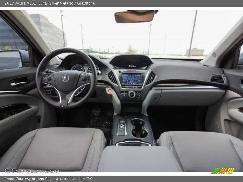 Lunar Silver Metallic / Graystone 2017 Acura MDX