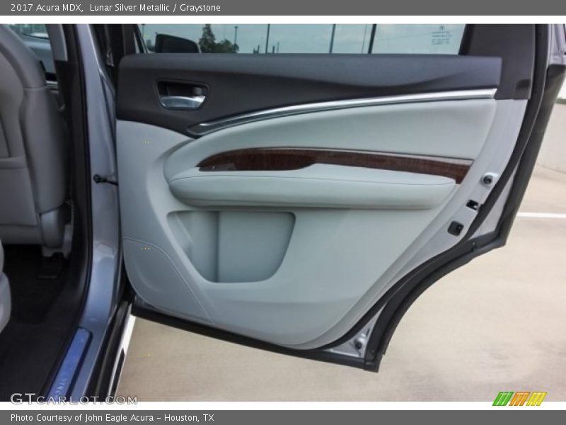 Lunar Silver Metallic / Graystone 2017 Acura MDX