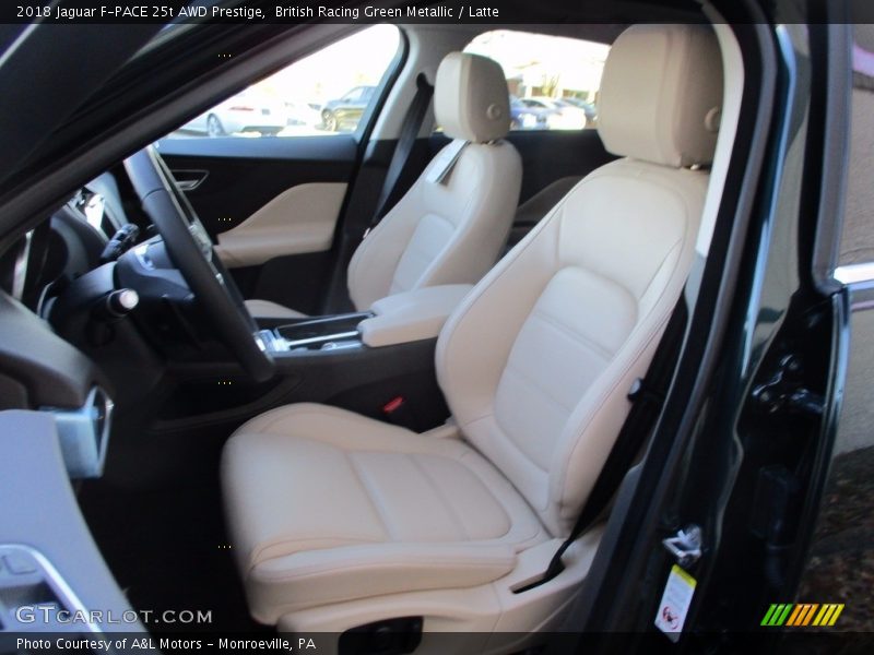 British Racing Green Metallic / Latte 2018 Jaguar F-PACE 25t AWD Prestige