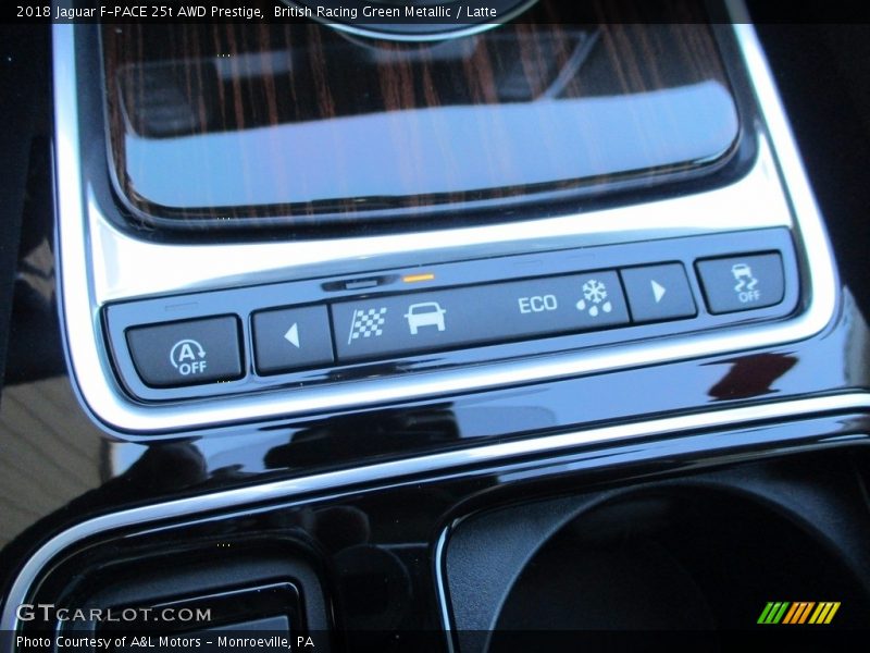 British Racing Green Metallic / Latte 2018 Jaguar F-PACE 25t AWD Prestige