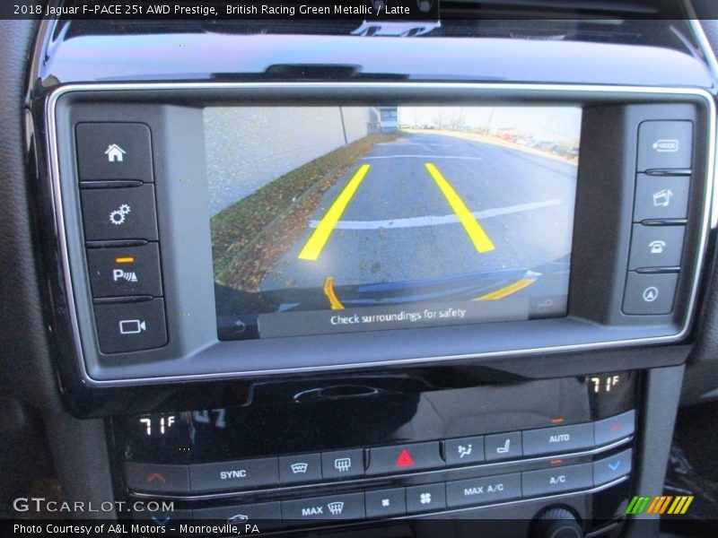 British Racing Green Metallic / Latte 2018 Jaguar F-PACE 25t AWD Prestige