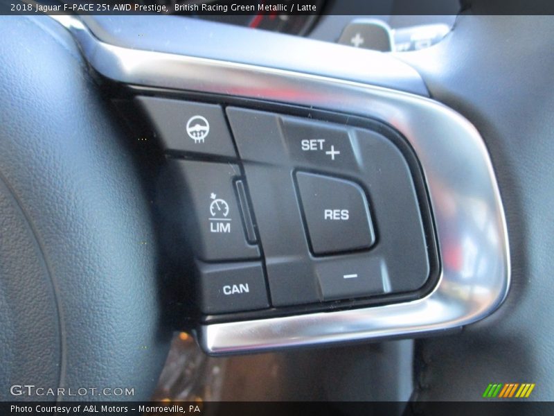 British Racing Green Metallic / Latte 2018 Jaguar F-PACE 25t AWD Prestige