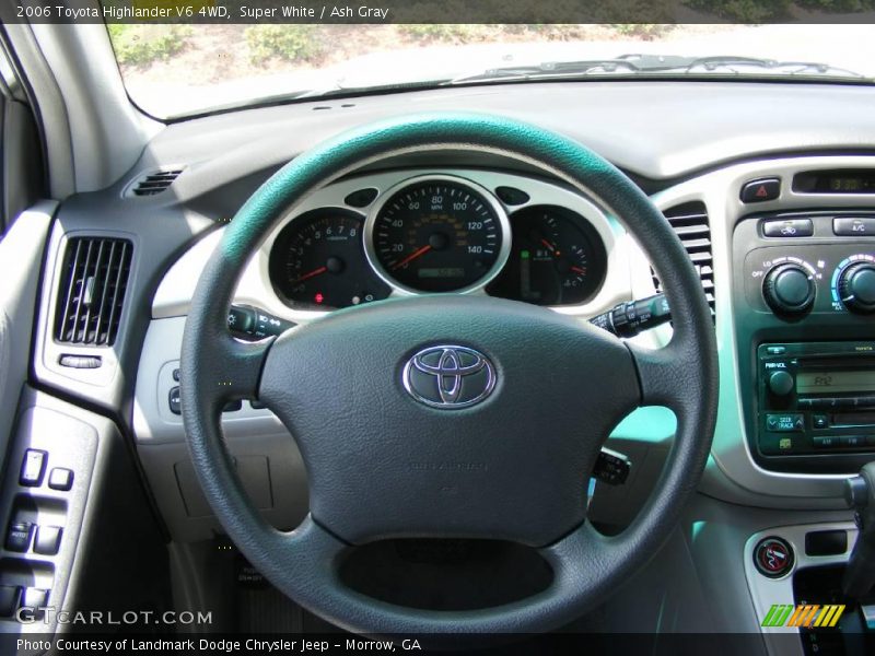Super White / Ash Gray 2006 Toyota Highlander V6 4WD