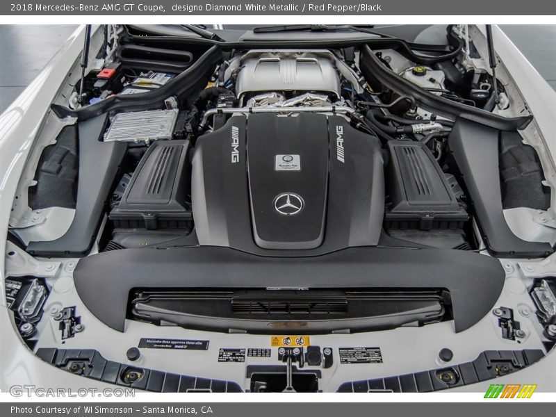  2018 AMG GT Coupe Engine - 4.0 Liter AMG Twin-Turbocharged DOHC 32-Valve VVT V8