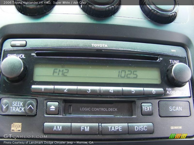 Super White / Ash Gray 2006 Toyota Highlander V6 4WD