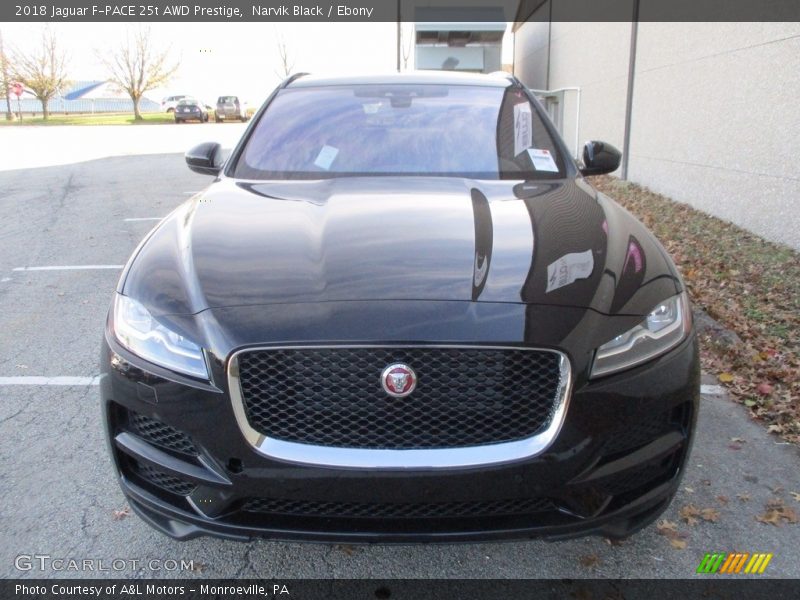 Narvik Black / Ebony 2018 Jaguar F-PACE 25t AWD Prestige