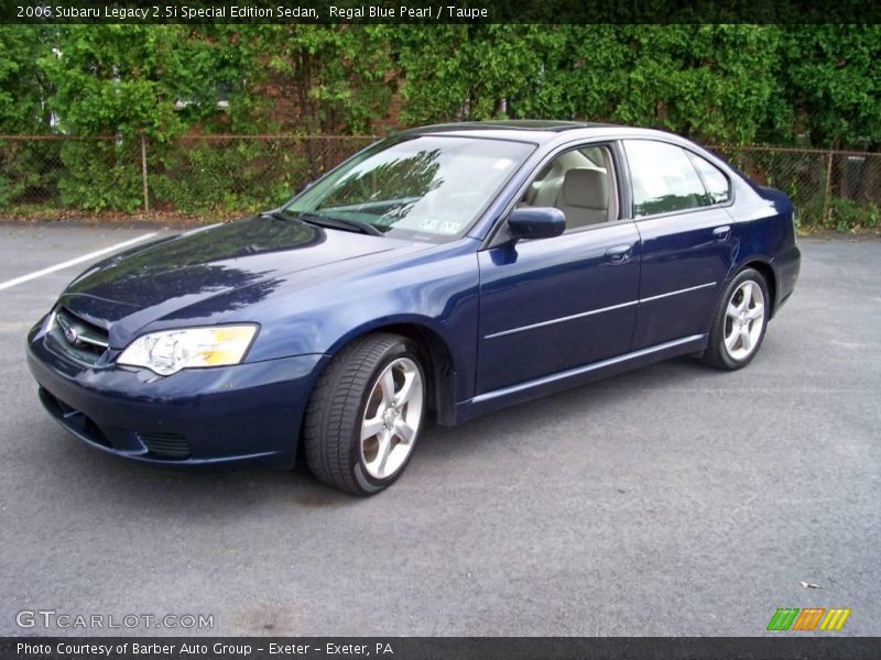 Regal Blue Pearl / Taupe 2006 Subaru Legacy 2.5i Special Edition Sedan