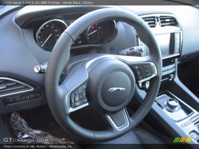 Narvik Black / Ebony 2018 Jaguar F-PACE 25t AWD Prestige